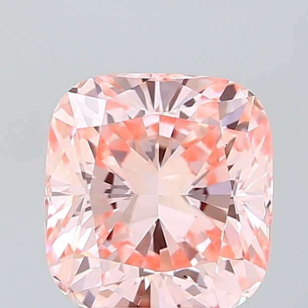 Loose Diamond - CUSHION MODIFIED 3.03ct Fancy Intense Pink VVS2: Loose Diamond - CUSHION MODIFIED 3.03ct Fancy Intense Pink VVS2 Source: This is a real non-mined Diamond that has been grown in a lab Shape: CUSHION MODIFIED Carats: 3.03 Color: Fancy Intense Pink Cer
