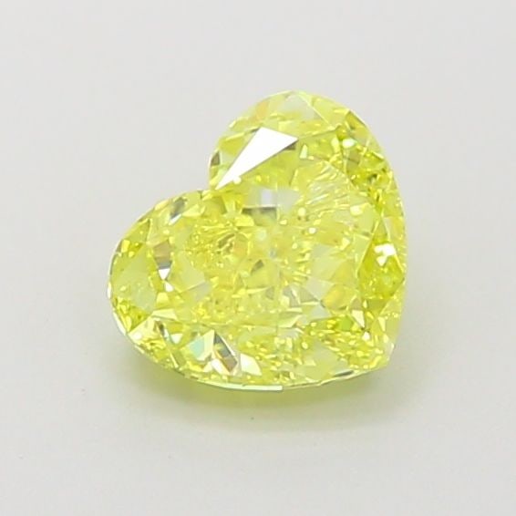 Loose Diamond - HEART 1.1ct Fancy Vivid Yellow VVS2: Loose Diamond - HEART 1.1ct Fancy Vivid Yellow VVS2 Source: This is a real non-mined Diamond that has been grown in a lab Shape: HEART Carats: 1.1 Color: Fancy Vivid Yellow Certification: IGI Video: