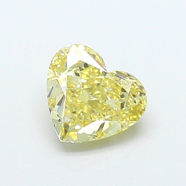 Loose Diamond - HEART 1.18ct Fancy Yellow VS1: Loose Diamond - HEART 1.18ct Fancy Yellow VS1 Source: This is a real non-mined Diamond that has been grown in a lab Shape: HEART Carats: 1.18 Color: Fancy Yellow Certification: IGI Video: