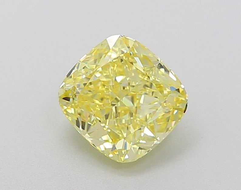 Loose Diamond - CUSHION MODIFIED 1.16ct Fancy Vivid Yellow IF: Loose Diamond - CUSHION MODIFIED 1.16ct Fancy Vivid Yellow IF Source: This is a real non-mined Diamond that has been grown in a lab Shape: CUSHION MODIFIED Carats: 1.16 Color: Fancy Vivid Yellow Certi