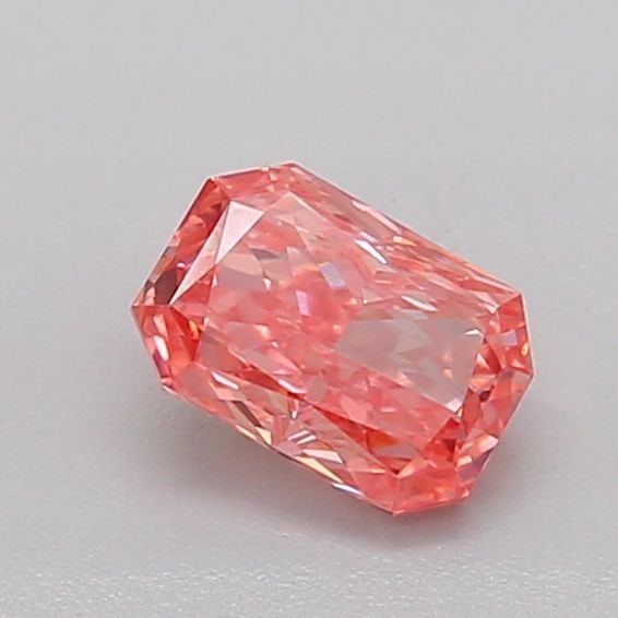 Loose Diamond - RADIANT 0.6ct Fancy Vivid Pink VS1: Loose Diamond - RADIANT 0.6ct Fancy Vivid Pink VS1 Source: This is a real non-mined Diamond that has been grown in a lab Shape: RADIANT Carats: 0.6 Color: Fancy Vivid Pink Certification: IGI Video: