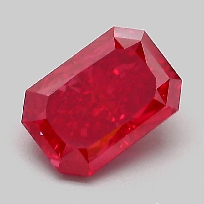 Loose Diamond - RADIANT 1.02ct Fancy Vivid Red VS1: Loose Diamond - RADIANT 1.02ct Fancy Vivid Red VS1 Source: This is a real non-mined Diamond that has been grown in a lab Shape: RADIANT Carats: 1.02 Color: Fancy Vivid Red Certification: IGI Video: