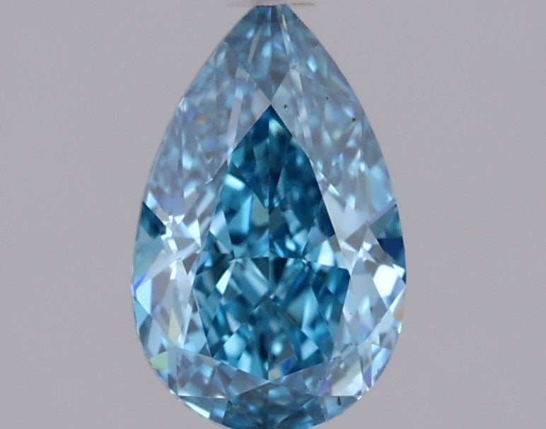 Loose Diamond - PEAR 1.03ct Blue VS1: Loose Diamond - PEAR 1.03ct Blue VS1 Source: This is a real non-mined Diamond that has been grown in a lab Shape: PEAR Carats: 1.03 Color: Blue Certification: NONE Video: