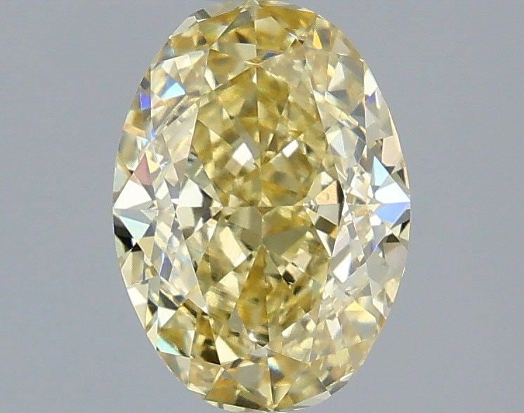 Loose Diamond - OVAL 2.09ct Fancy Intense Yellow VVS2: Loose Diamond - OVAL 2.09ct Fancy Intense Yellow VVS2 Source: This is a real non-mined Diamond that has been grown in a lab Shape: OVAL Carats: 2.09 Color: Fancy Intense Yellow Certification: IGI Vide