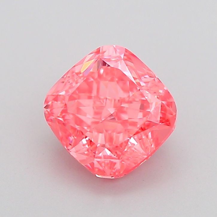 Loose Diamond - CUSHION MODIFIED 1.71ct Fancy Vivid Pink VVS2: Loose Diamond - CUSHION MODIFIED 1.71ct Fancy Vivid Pink VVS2 Source: This is a real non-mined Diamond that has been grown in a lab Shape: CUSHION MODIFIED Carats: 1.71 Color: Fancy Vivid Pink Certifi