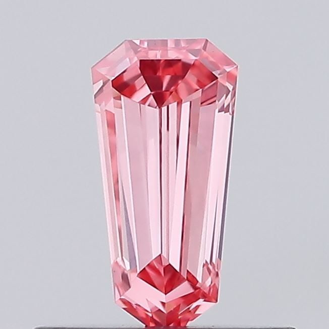 Loose Diamond - SHIELD 0.35ct Fancy Vivid Pink VVS2: Loose Diamond - SHIELD 0.35ct Fancy Vivid Pink VVS2 Source: This is a real non-mined Diamond that has been grown in a lab Shape: SHIELD Carats: 0.35 Color: Fancy Vivid Pink Certification: NONE Video: