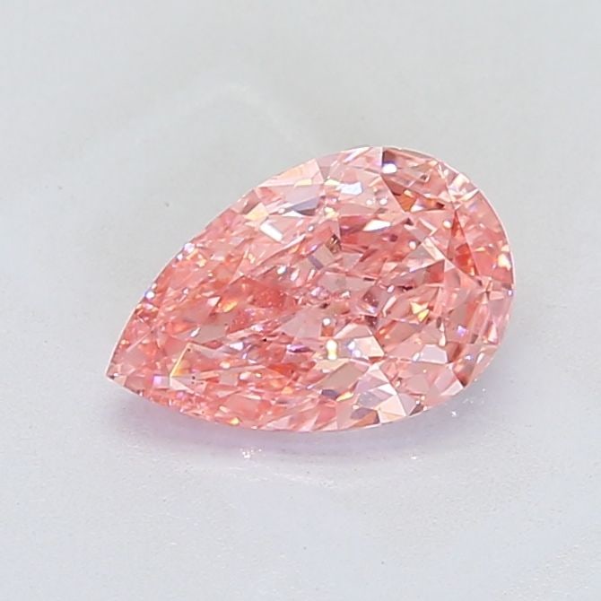 Loose Diamond - PEAR 2.01ct Fancy Vivid Pink VS2: Loose Diamond - PEAR 2.01ct Fancy Vivid Pink VS2 Source: This is a real non-mined Diamond that has been grown in a lab Shape: PEAR Carats: 2.01 Color: Fancy Vivid Pink Certification: IGI Video: