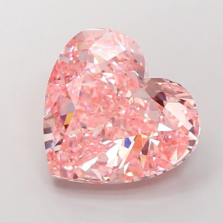 Loose Diamond - HEART 10.0ct Fancy Vivid Pink VS2: Loose Diamond - HEART 10.0ct Fancy Vivid Pink VS2 Source: This is a real non-mined Diamond that has been grown in a lab Shape: HEART Carats: 10.0 Color: Fancy Vivid Pink Certification: IGI Video:
