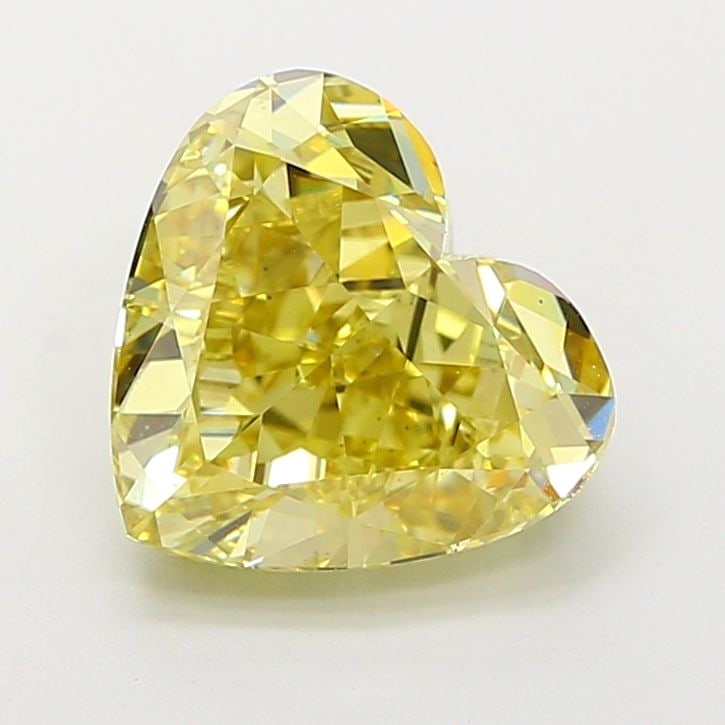 Loose Diamond - HEART 4.2ct Fancy Yellow VS2: Loose Diamond - HEART 4.2ct Fancy Yellow VS2 Source: This is a real non-mined Diamond that has been grown in a lab Shape: HEART Carats: 4.2 Color: Fancy Yellow Certification: IGI Video: