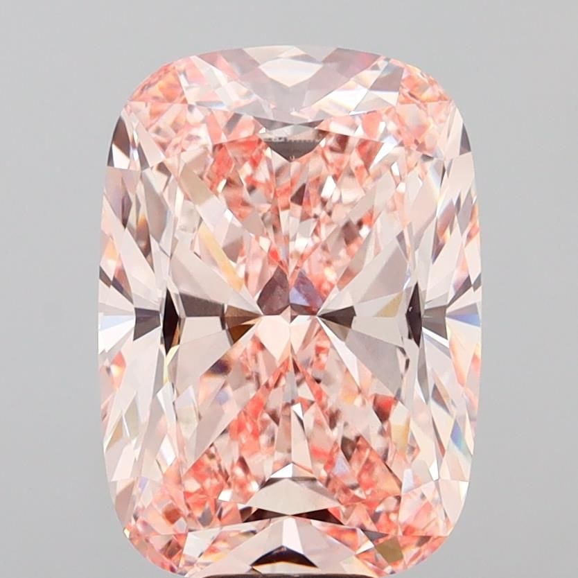 Loose Diamond - CUSHION MODIFIED 10.02ct Fancy Intense Pink VS1: Loose Diamond - CUSHION MODIFIED 10.02ct Fancy Intense Pink VS1 Source: This is a real non-mined Diamond that has been grown in a lab Shape: CUSHION MODIFIED Carats: 10.02 Color: Fancy Intense Pink Ce