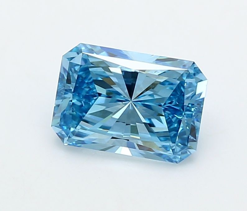 Loose Diamond - RADIANT 2.02ct Fancy Vivid Blue VVS2: Loose Diamond - RADIANT 2.02ct Fancy Vivid Blue VVS2 Source: This is a real non-mined Diamond that has been grown in a lab Shape: RADIANT Carats: 2.02 Color: Fancy Vivid Blue Certification: IGI Video:
