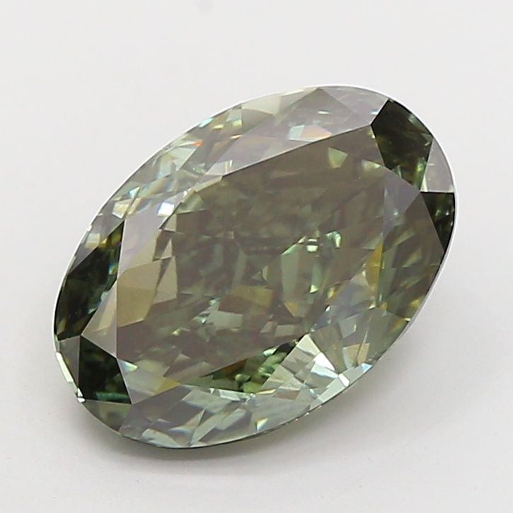 Loose Diamond - OVAL 5.02ct Fancy Vivid Green VS1: Loose Diamond - OVAL 5.02ct Fancy Vivid Green VS1 Source: This is a real non-mined Diamond that has been grown in a lab Shape: OVAL Carats: 5.02 Color: Fancy Vivid Green Certification: IGI Video: