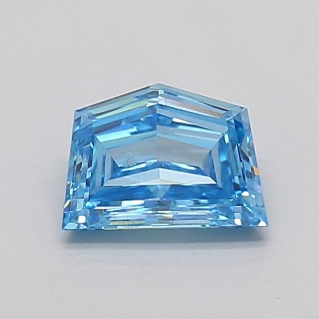 Loose Diamond - PENTAGONAL 0.76ct Fancy Vivid Blue VS1: Loose Diamond - PENTAGONAL 0.76ct Fancy Vivid Blue VS1 Source: This is a real non-mined Diamond that has been grown in a lab Shape: PENTAGONAL Carats: 0.76 Color: Fancy Vivid Blue Certification: IGI V