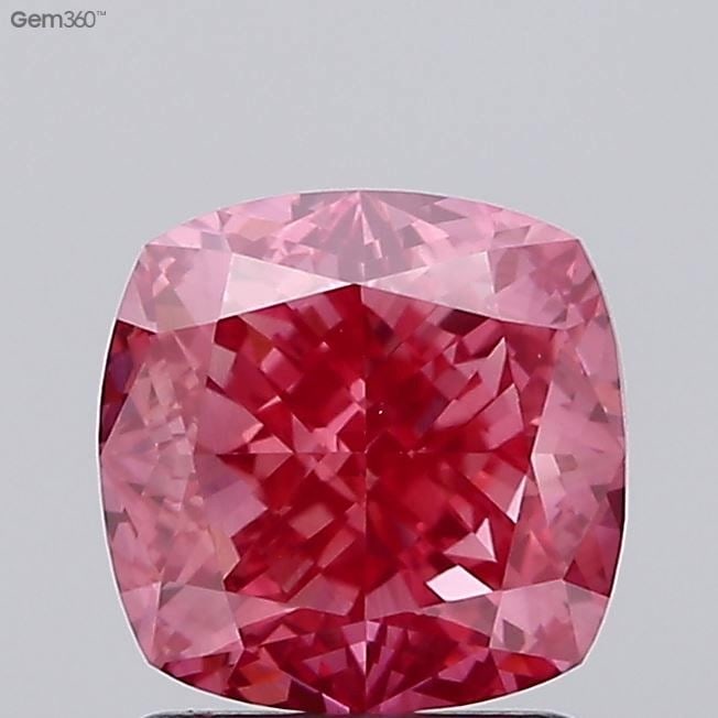 Loose Diamond - CUSHION MODIFIED 2.04ct Fancy Vivid Pink VS1: Loose Diamond - CUSHION MODIFIED 2.04ct Fancy Vivid Pink VS1 Source: This is a real non-mined Diamond that has been grown in a lab Shape: CUSHION MODIFIED Carats: 2.04 Color: Fancy Vivid Pink Certific