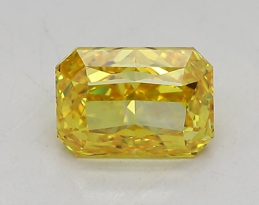 Loose Diamond - RADIANT 1.27ct Fancy Vivid Yellow VVS2: Loose Diamond - RADIANT 1.27ct Fancy Vivid Yellow VVS2 Source: This is a real non-mined Diamond that has been grown in a lab Shape: RADIANT Carats: 1.27 Color: Fancy Vivid Yellow Certification: IGI Vi
