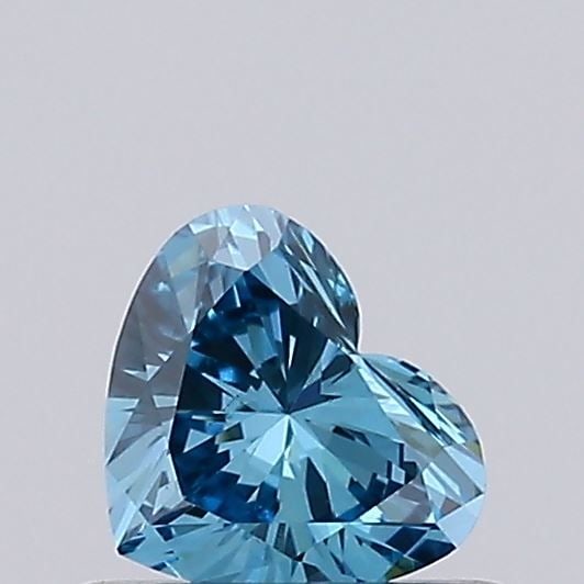 Loose Diamond - HEART 0.37ct Fancy Vivid Blue SI1: Loose Diamond - HEART 0.37ct Fancy Vivid Blue SI1 Source: This is a real non-mined Diamond that has been grown in a lab Shape: HEART Carats: 0.37 Color: Fancy Vivid Blue Certification: NONE Video: