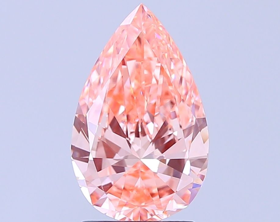 Loose Diamond - PEAR 2.01ct Fancy Intense Pink VS1: Loose Diamond - PEAR 2.01ct Fancy Intense Pink VS1 Source: This is a real non-mined Diamond that has been grown in a lab Shape: PEAR Carats: 2.01 Color: Fancy Intense Pink Certification: IGI Video: