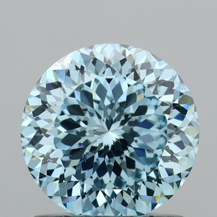 Loose Diamond - ROUND 1.06ct Fancy Intense Blue VVS2: Loose Diamond - ROUND 1.06ct Fancy Intense Blue VVS2 Source: This is a real non-mined Diamond that has been grown in a lab Shape: ROUND Carats: 1.06 Color: Fancy Intense Blue Certification: IGI Video: