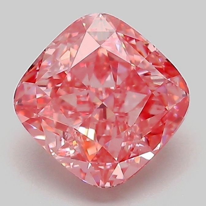 Loose Diamond - CUSHION MODIFIED 2.04ct Fancy Vivid Pink VVS2: Loose Diamond - CUSHION MODIFIED 2.04ct Fancy Vivid Pink VVS2 Source: This is a real non-mined Diamond that has been grown in a lab Shape: CUSHION MODIFIED Carats: 2.04 Color: Fancy Vivid Pink Certifi