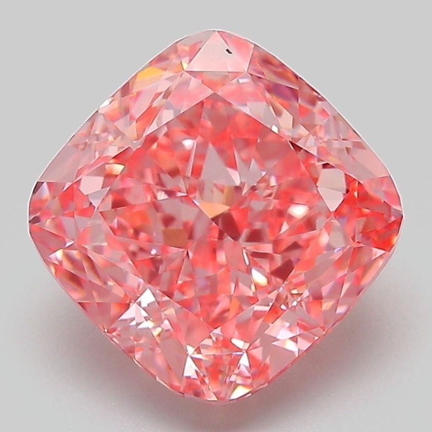 Loose Diamond - CUSHION MODIFIED 4.08ct Fancy Vivid Pink VVS2: Loose Diamond - CUSHION MODIFIED 4.08ct Fancy Vivid Pink VVS2 Source: This is a real non-mined Diamond that has been grown in a lab Shape: CUSHION MODIFIED Carats: 4.08 Color: Fancy Vivid Pink Certifi