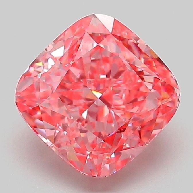 Loose Diamond - CUSHION MODIFIED 2.02ct Fancy Vivid Pink VVS2: Loose Diamond - CUSHION MODIFIED 2.02ct Fancy Vivid Pink VVS2 Source: This is a real non-mined Diamond that has been grown in a lab Shape: CUSHION MODIFIED Carats: 2.02 Color: Fancy Vivid Pink Certifi