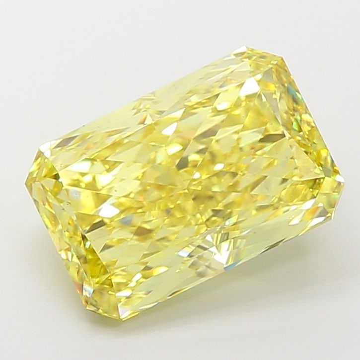 Loose Diamond - RADIANT 10.04ct Fancy Vivid Yellow VS2: Loose Diamond - RADIANT 10.04ct Fancy Vivid Yellow VS2 Source: This is a real non-mined Diamond that has been grown in a lab Shape: RADIANT Carats: 10.04 Color: Fancy Vivid Yellow Certification: IGI V