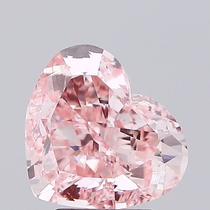 Loose Diamond - HEART 4.0ct Fancy Vivid Pink VS1: Loose Diamond - HEART 4.0ct Fancy Vivid Pink VS1 Source: This is a real non-mined Diamond that has been grown in a lab Shape: HEART Carats: 4.0 Color: Fancy Vivid Pink Certification: IGI Video: