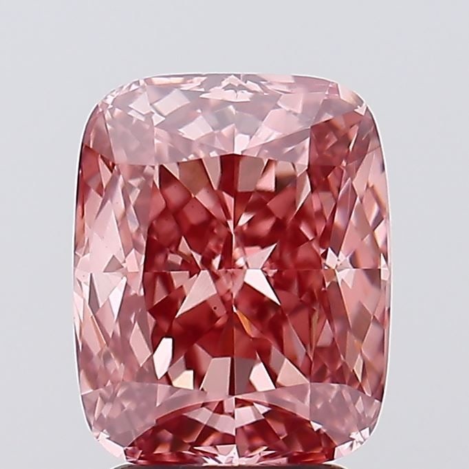 Loose Diamond - CUSHION MODIFIED 3.22ct Fancy Vivid Pink VS1: Loose Diamond - CUSHION MODIFIED 3.22ct Fancy Vivid Pink VS1 Source: This is a real non-mined Diamond that has been grown in a lab Shape: CUSHION MODIFIED Carats: 3.22 Color: Fancy Vivid Pink Certific