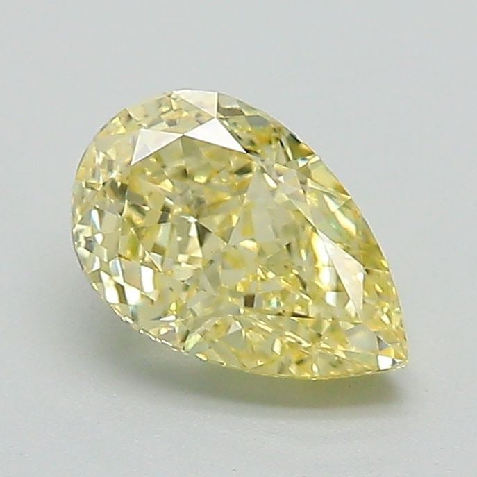 Loose Diamond - PEAR 1.01ct Fancy Intense Yellow VS1: Loose Diamond - PEAR 1.01ct Fancy Intense Yellow VS1 Source: This is a real non-mined Diamond that has been grown in a lab Shape: PEAR Carats: 1.01 Color: Fancy Intense Yellow Certification: IGI Video
