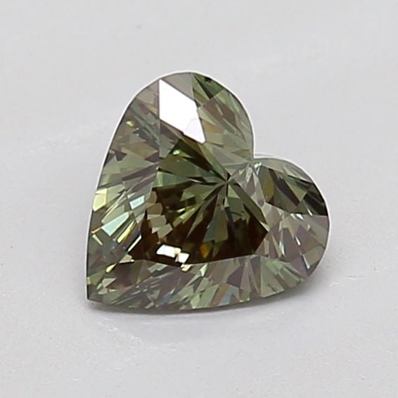 Loose Diamond - HEART 0.59ct Fancy Intense Green VS2: Loose Diamond - HEART 0.59ct Fancy Intense Green VS2 Source: This is a real non-mined Diamond that has been grown in a lab Shape: HEART Carats: 0.59 Color: Fancy Intense Green Certification: IGI The D