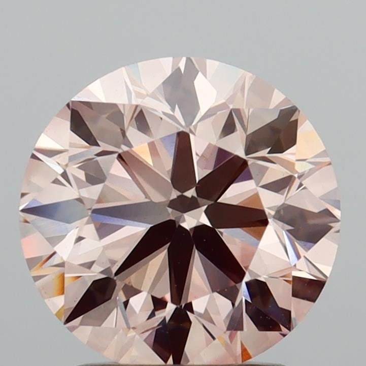 Loose Diamond - ROUND 2.01ct Fancy Brownish Pink VS2: Loose Diamond - ROUND 2.01ct Fancy Brownish Pink VS2 Source: This is a real non-mined Diamond that has been grown in a lab Shape: ROUND Carats: 2.01 Color: Fancy Brownish Pink Certification: IGI Video