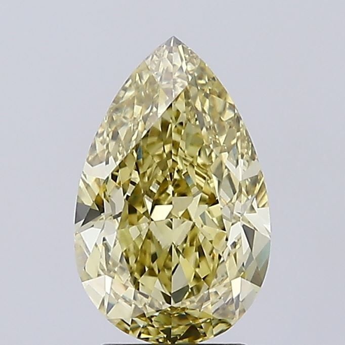 Loose Diamond - PEAR 3.01ct Fancy Vivid Yellow VS1: Loose Diamond - PEAR 3.01ct Fancy Vivid Yellow VS1 Source: This is a real non-mined Diamond that has been grown in a lab Shape: PEAR Carats: 3.01 Color: Fancy Vivid Yellow Certification: NONE Video: