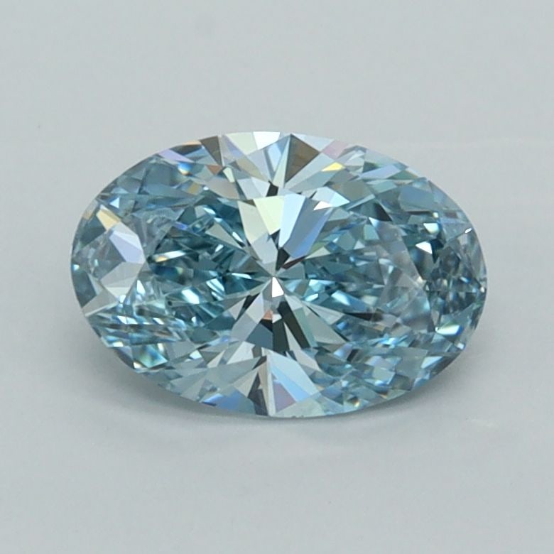 Loose Diamond - OVAL 1.01ct Fancy Vivid Blue VVS2: Loose Diamond - OVAL 1.01ct Fancy Vivid Blue VVS2 Source: This is a real non-mined Diamond that has been grown in a lab Shape: OVAL Carats: 1.01 Color: Fancy Vivid Blue Certification: IGI Video: