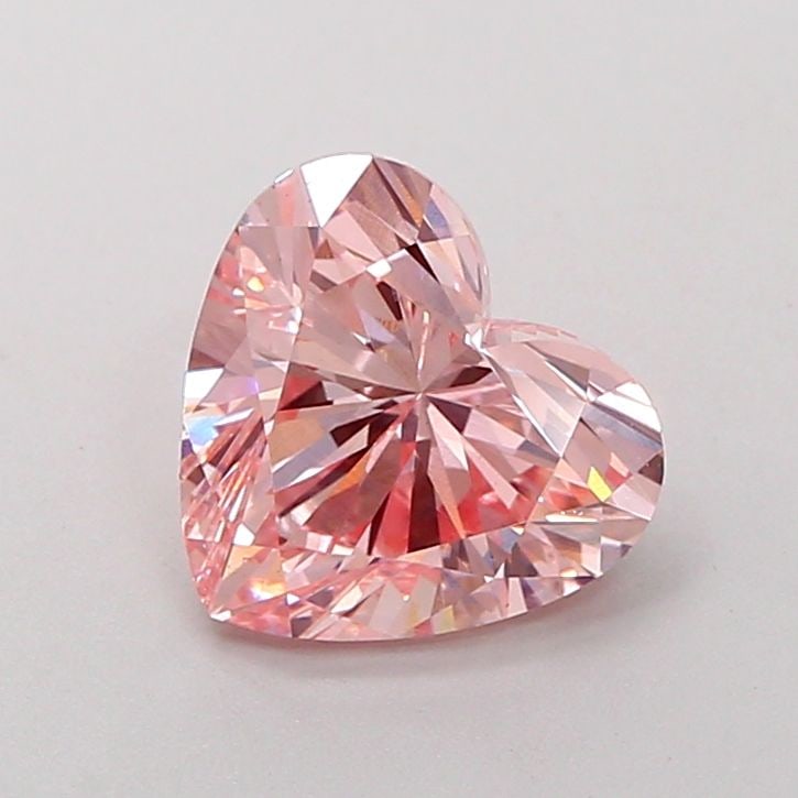Loose Diamond - HEART 1.95ct Fancy Vivid Pink VS1: Loose Diamond - HEART 1.95ct Fancy Vivid Pink VS1 Source: This is a real non-mined Diamond that has been grown in a lab Shape: HEART Carats: 1.95 Color: Fancy Vivid Pink Certification: IGI Video: