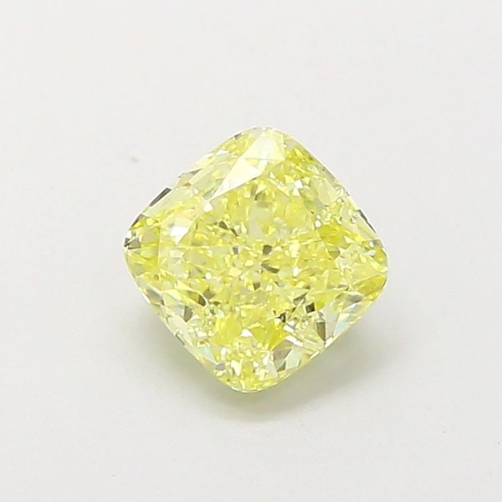 Loose Diamond - CUSHION MODIFIED 1.05ct Fancy Intense Yellow VVS2: Loose Diamond - CUSHION MODIFIED 1.05ct Fancy Intense Yellow VVS2 Source: This is a real non-mined Diamond that has been grown in a lab Shape: CUSHION MODIFIED Carats: 1.05 Color: Fancy Intense Yellow