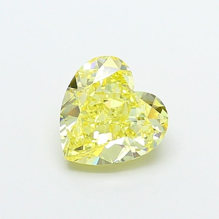 Loose Diamond - HEART 2.03ct Fancy Yellow VS1: Loose Diamond - HEART 2.03ct Fancy Yellow VS1 Source: This is a real non-mined Diamond that has been grown in a lab Shape: HEART Carats: 2.03 Color: Fancy Yellow Certification: IGI Video: