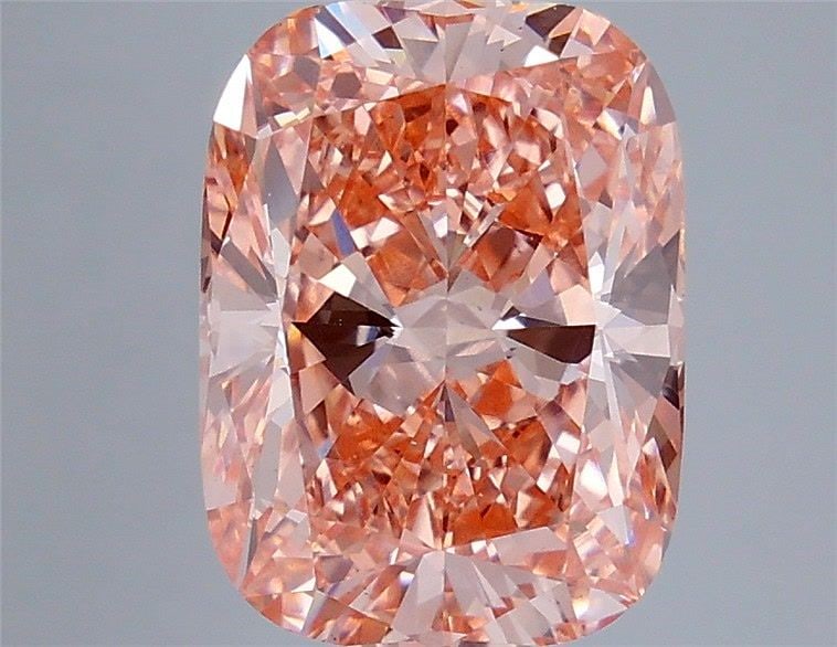 Loose Diamond - CUSHION MODIFIED 5.05ct Fancy Vivid Pink VS1: Loose Diamond - CUSHION MODIFIED 5.05ct Fancy Vivid Pink VS1 Source: This is a real non-mined Diamond that has been grown in a lab Shape: CUSHION MODIFIED Carats: 5.05 Color: Fancy Vivid Pink Certific