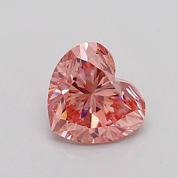 Loose Diamond - HEART 0.75ct Fancy Vivid Brownish Pink VVS2: Loose Diamond - HEART 0.75ct Fancy Vivid Brownish Pink VVS2 Source: This is a real non-mined Diamond that has been grown in a lab Shape: HEART Carats: 0.75 Color: Fancy Vivid Brownish Pink Certificati
