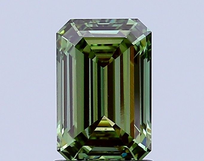Loose Diamond - EMERALD 1.64ct Fancy Vivid Green VS1: Loose Diamond - EMERALD 1.64ct Fancy Vivid Green VS1 Source: This is a real non-mined Diamond that has been grown in a lab Shape: EMERALD Carats: 1.64 Color: Fancy Vivid Green Certification: IGI Video
