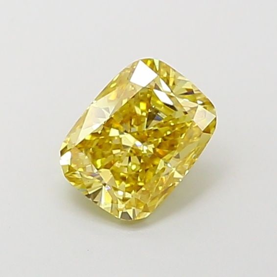 Loose Diamond - CUSHION MODIFIED 1.05ct Fancy Intense Yellow VS2: Loose Diamond - CUSHION MODIFIED 1.05ct Fancy Intense Yellow VS2 Source: This is a real non-mined Diamond that has been grown in a lab Shape: CUSHION MODIFIED Carats: 1.05 Color: Fancy Intense Yellow 