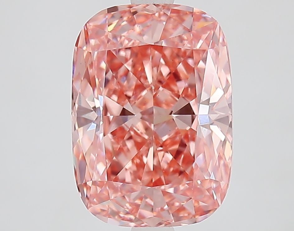 Loose Diamond - CUSHION MODIFIED 3.33ct Fancy Vivid Pink VS1: Loose Diamond - CUSHION MODIFIED 3.33ct Fancy Vivid Pink VS1 Source: This is a real non-mined Diamond that has been grown in a lab Shape: CUSHION MODIFIED Carats: 3.33 Color: Fancy Vivid Pink Certific