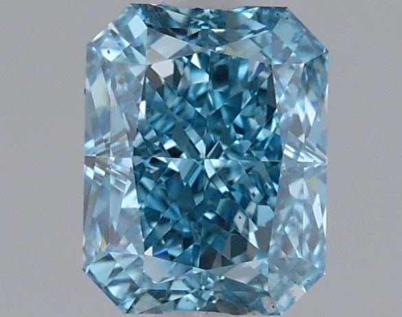 Loose Diamond - RADIANT 1.04ct Blue VVS2: Loose Diamond - RADIANT 1.04ct Blue VVS2 Source: This is a real non-mined Diamond that has been grown in a lab Shape: RADIANT Carats: 1.04 Color: Blue Certification: NONE Video:
