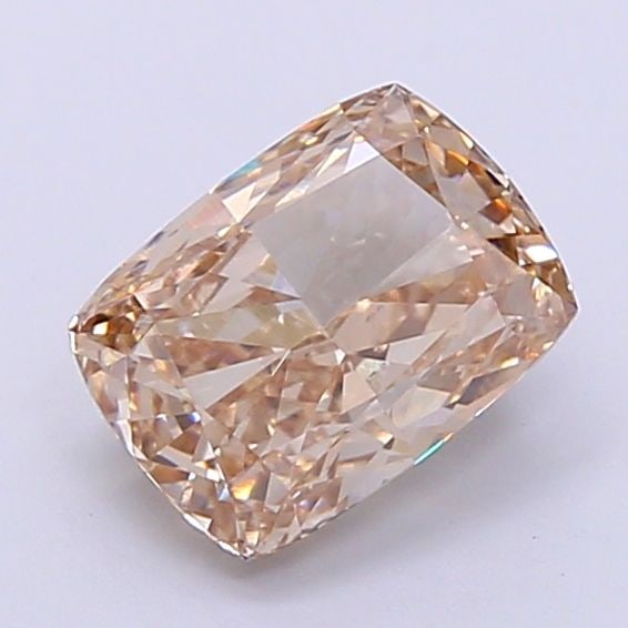 Loose Diamond - CUSHION MODIFIED 2.09ct Fancy Light Brown VVS2: Loose Diamond - CUSHION MODIFIED 2.09ct Fancy Light Brown VVS2 Source: This is a real non-mined Diamond that has been grown in a lab Shape: CUSHION MODIFIED Carats: 2.09 Color: Fancy Light Brown Certi