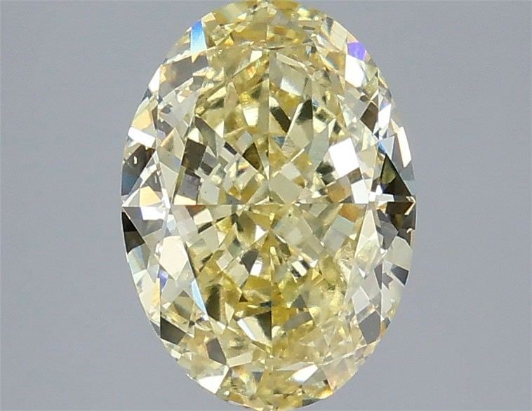 Loose Diamond - OVAL 3.51ct Fancy Yellow VS1: Loose Diamond - OVAL 3.51ct Fancy Yellow VS1 Source: This is a real non-mined Diamond that has been grown in a lab Shape: OVAL Carats: 3.51 Color: Fancy Yellow Certification: IGI Video: