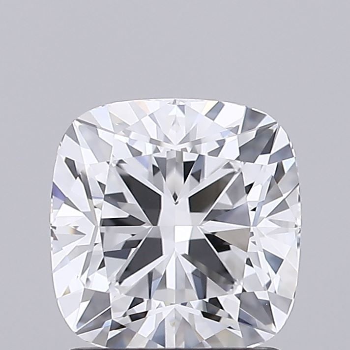 Loose Diamond - CUSHION MODIFIED 1.44ct D VVS2: Loose Diamond - CUSHION MODIFIED 1.44ct D VVS2 Source: This is a real non-mined Diamond that has been grown in a lab Shape: CUSHION MODIFIED Carats: 1.44 Color: D Clarity: VVS2 Certification: IGI