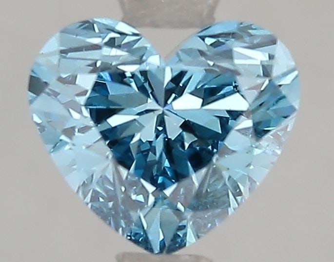 Loose Diamond - HEART 1.51ct Fancy Vivid Blue VS2: Loose Diamond - HEART 1.51ct Fancy Vivid Blue VS2 Source: This is a real non-mined Diamond that has been grown in a lab Shape: HEART Carats: 1.51 Color: Fancy Vivid Blue Certification: IGI Video: