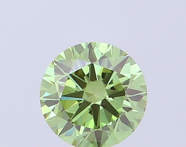 Loose Diamond - ROUND 0.54ct Fancy Vivid Green VS1: Loose Diamond - ROUND 0.54ct Fancy Vivid Green VS1 Source: This is a real non-mined Diamond that has been grown in a lab Shape: ROUND Carats: 0.54 Color: Fancy Vivid Green Certification: IGI Video: