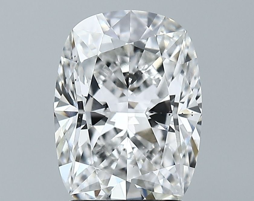 Loose Diamond - CUSHION BRILLIANT 2.55ct E SI1: Loose Diamond - CUSHION BRILLIANT 2.55ct E SI1 Source: This is a real non-mined Diamond that has been grown in a lab Shape: CUSHION BRILLIANT Carats: 2.55 Color: E Clarity: SI1 Certification: GIA Vide