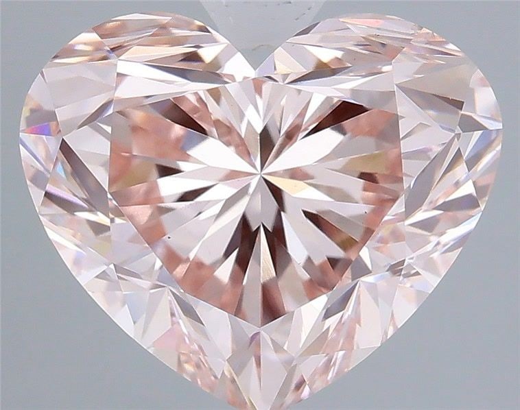 Loose Diamond - HEART 2.57ct Fancy Intense Pink VS1: Loose Diamond - HEART 2.57ct Fancy Intense Pink VS1 Source: This is a real non-mined Diamond that has been grown in a lab Shape: HEART Carats: 2.57 Color: Fancy Intense Pink Certification: IGI Video: