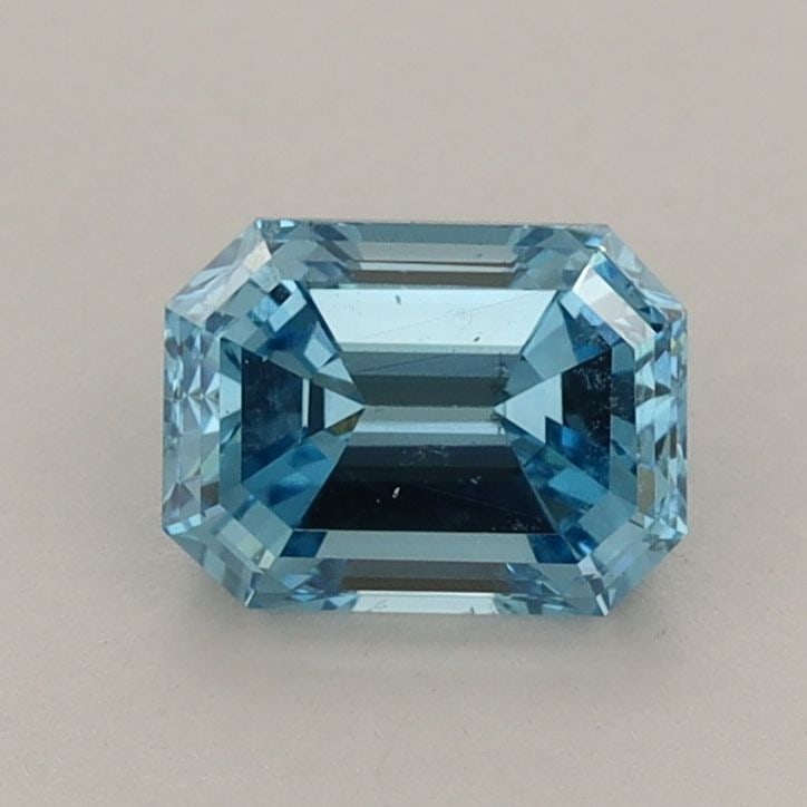Loose Diamond - EMERALD 1.0ct Fancy Vivid Blue VS2: Loose Diamond - EMERALD 1.0ct Fancy Vivid Blue VS2 Source: This is a real non-mined Diamond that has been grown in a lab Shape: EMERALD Carats: 1.0 Color: Fancy Vivid Blue Certification: IGI Video: